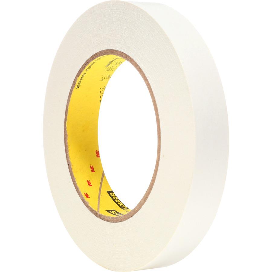 Scotch Flatback Write-On Paper Tape - 20 yd Length x 0.75" Width - 3" Core - Paper - 6.70 mil - Rubber Backing - For Shelf Labeling - 1 / Roll - White. Picture 4