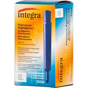 Integra Chisel Desk Liquid Highlighters - Purple Ink - 1 Dozen. Picture 5