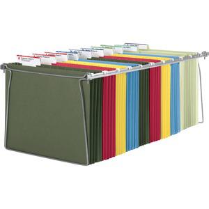 Smead Hanging Folder Frames - Letter - 23"-27" Long - Steel - Gray - 2 / Pack. Picture 6