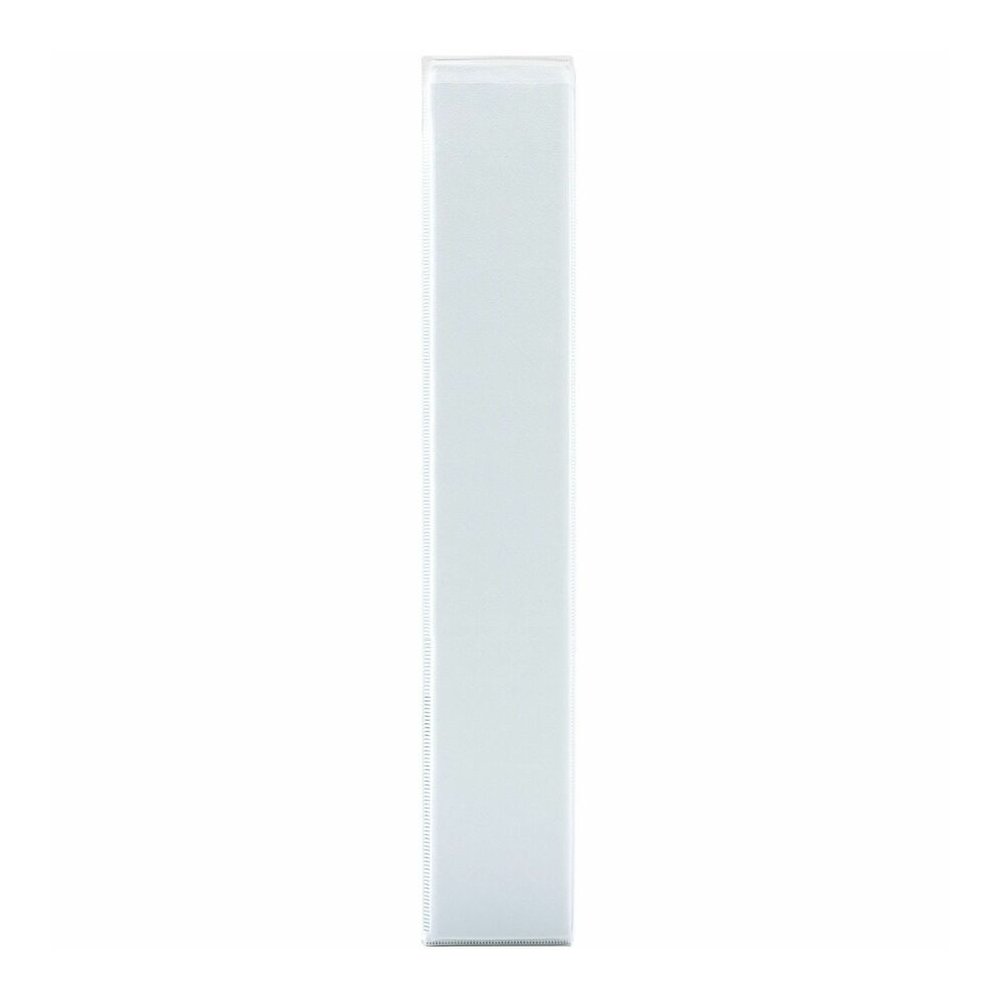 Business Source Round-ring View Binder - 1 1/2" Binder Capacity - Letter - 8 1/2" x 11" Sheet Size - 350 Sheet Capacity - Fastener: Round Ring - Pocket: 2, Internal - Polypropylene, Chipboard - White . Picture 4
