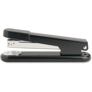 Business Source All-metal Full-strip Desktop Stapler - Staples Upto 20 Sheet of 20lb Paper - Holds Upto 210 Staple - Full Strip - Staple Size: 0.25" - Black - Metal, Acrylonitrile Butadiene Styrene (A. Picture 7