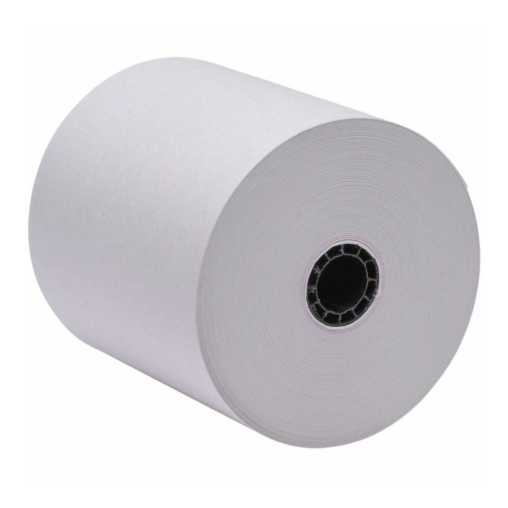 Business Source 1-Ply Pack Adding Machine Rolls - 3" x 165 ft - 13.80 lb Basis Weight - Sustainable Forestry Initiative (SFI) - Lint-free - White - 12 / Pack. Picture 3
