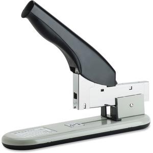 Business Source Heavy-duty Stapler - Staples Upto 220 Sheet - Staple Size: 0.25" , 0.31" , 0.37" , 0.50" , 0.56" , 0.63" , 0.75" , 0.81" , 0.88" , 0.94" - 2" Throat Depth - Black, Putty - Rubber, Stee. Picture 6