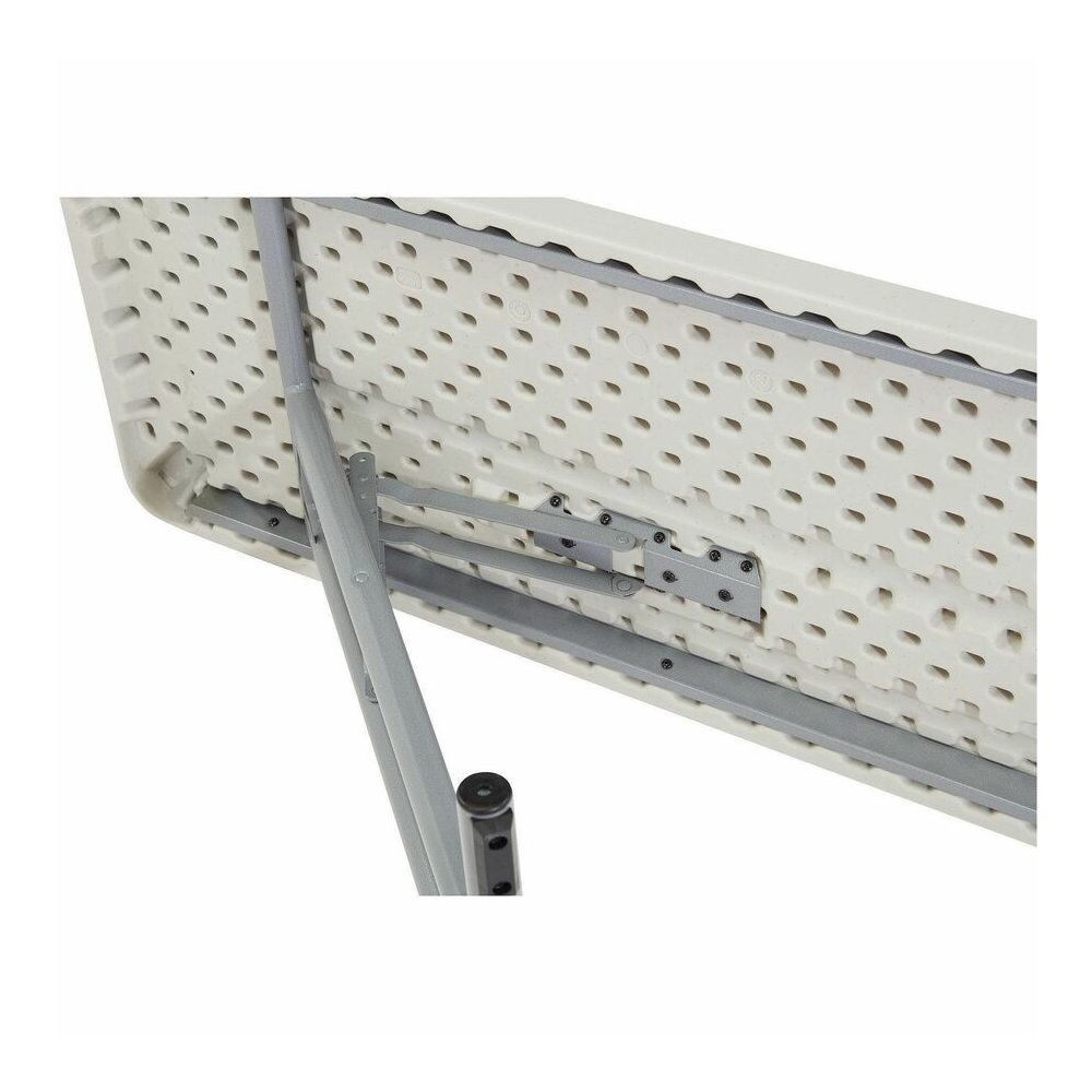 National Public Seating BT1800 Series Seminar Folding Tables - Speckled Gray, Textured Top - Gray Cantilever, Textured, Powder Coated Base - 700 lb Capacity - 72" Table Top Length x 18" Table Top Widt. Picture 4