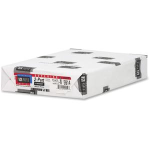 NCR Paper Superior 2-part Straight Carbonless Paper - White - 92 Brightness - Letter - 8 1/2" x 11" - 20.50 lb Basis Weight - 500 / Pack - Carbonless - White, Canary. Picture 5
