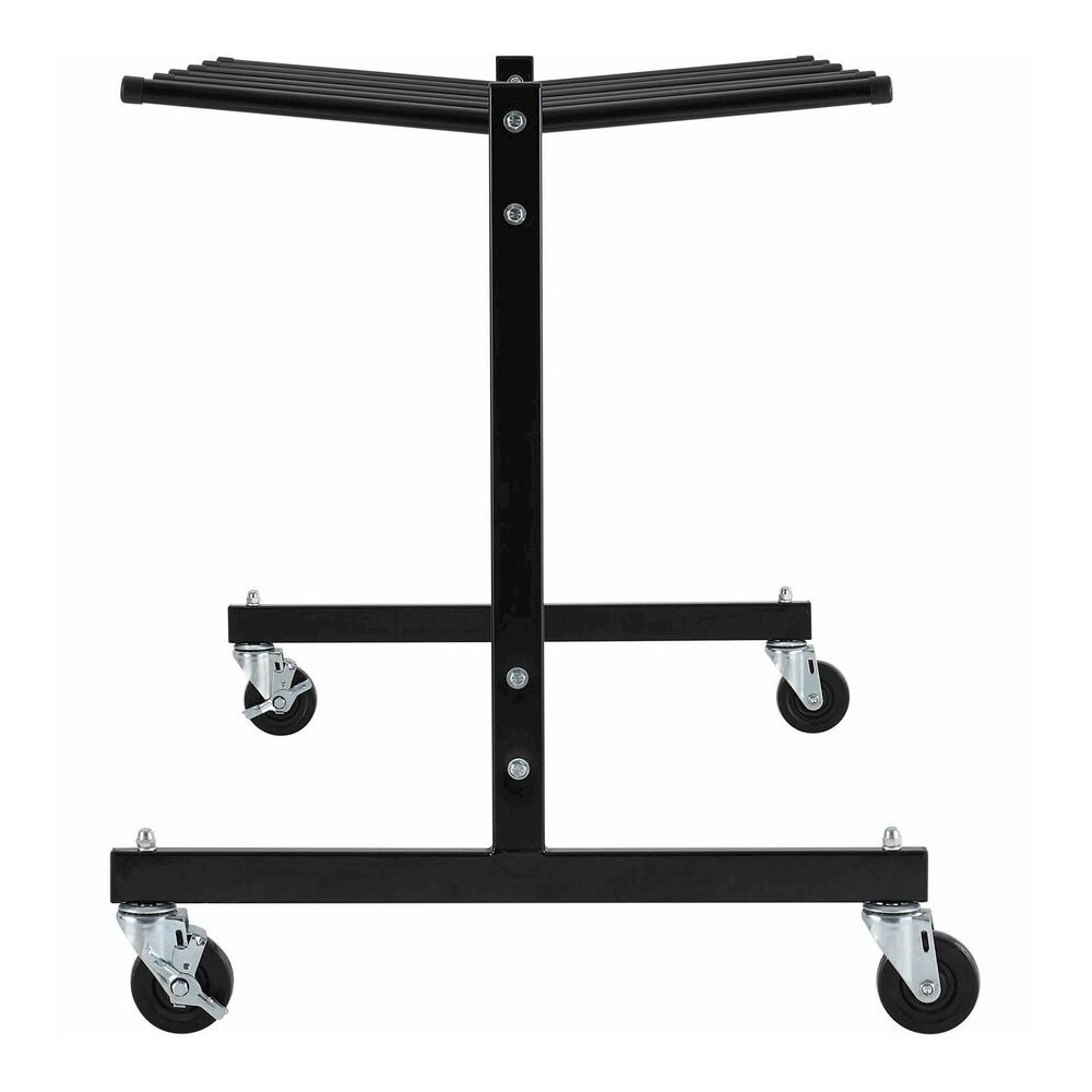 Lorell Folding Chair Dolly - 68" Width x 30.75" Depth x 35.75" Height - Black Steel Frame - Black - For 42 Devices - 1 Each. Picture 4