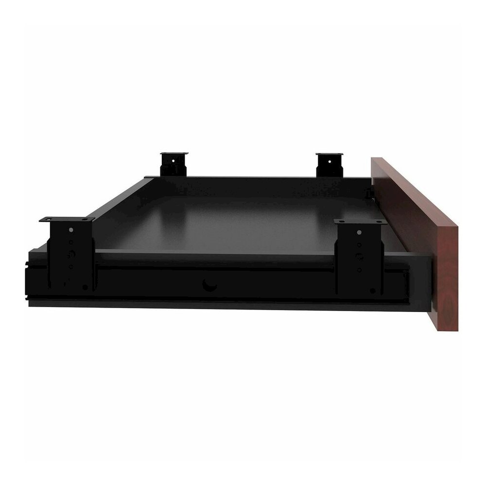 Lorell Universal Center Drawer - 28.35" Length x 16.73" Width x 5.12" Height - Mahogany, Laminate - 1 Each. Picture 6