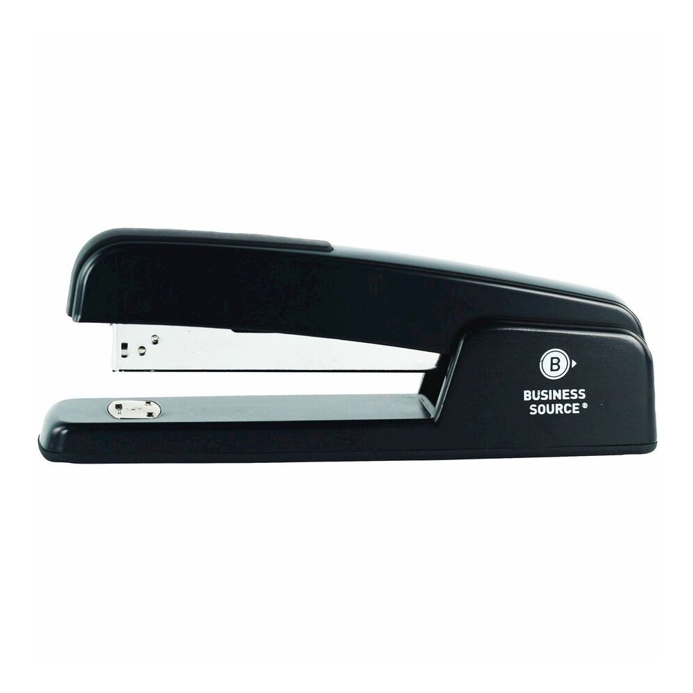 Business Source Die-cast Stapler - Staples Upto 20 Sheet - Holds Upto 210 Staple - Full Strip - Top Loading - Black - Die-cast - 1 Each. Picture 4