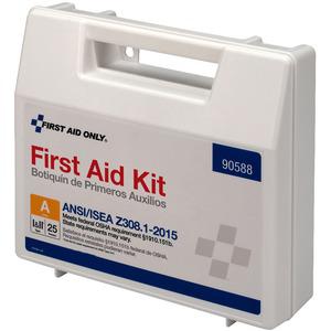 First Aid Only 25-Person Bulk Plastic First Aid Kit - ANSI Compliant - 89 x Piece(s) For 25 x Individual(s) - 1 Each. Picture 8