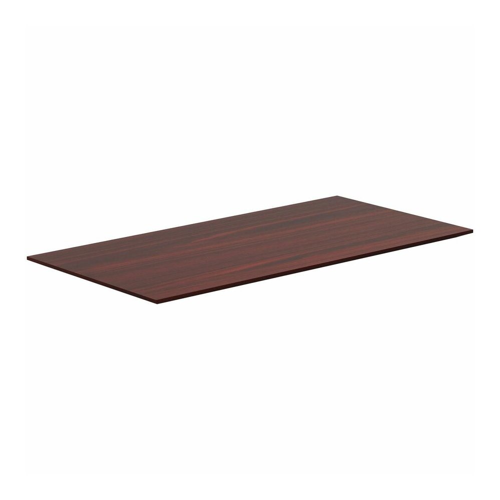 Lorell Relevance Series Tabletop - Laminated, Mahogany Rectangle Top - 48" Table Top Width x 24" Table Top Depth x 1" Table Top Thickness - 47.63" Width x 23.63" Depth - Conferencing - Assembly Requir. Picture 5