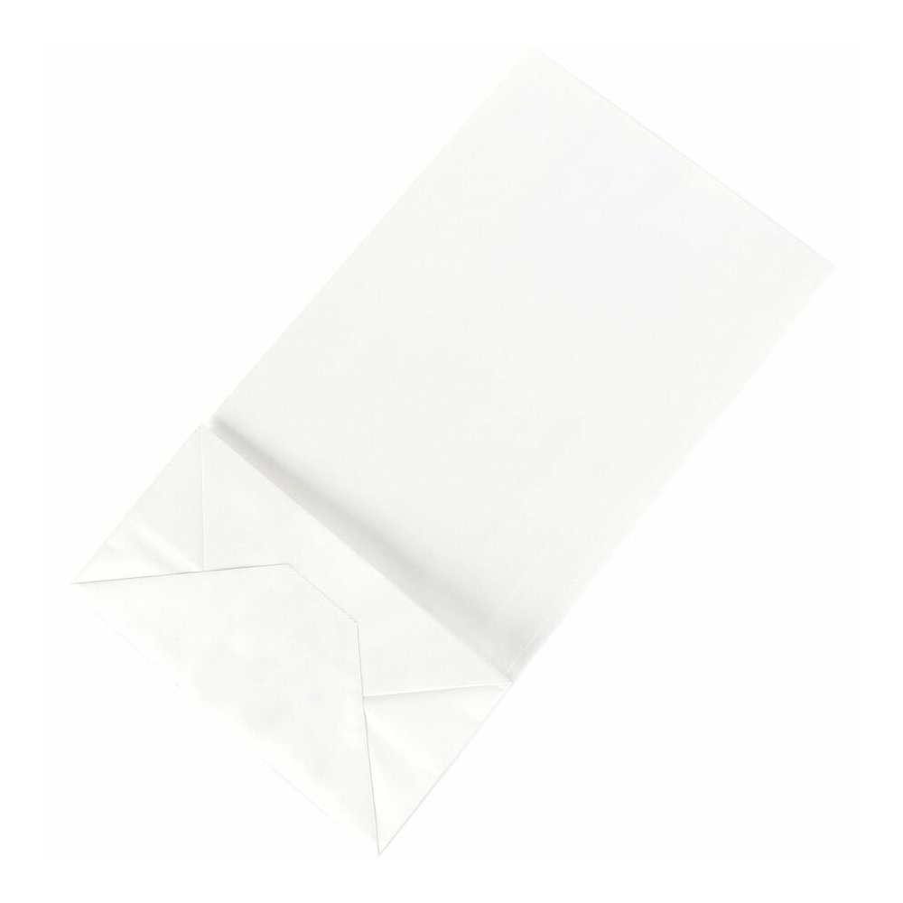 Sparco White Kraft Paper Bags - 11" Length x 6" Width - White - Paper - 100 / Pack. Picture 4