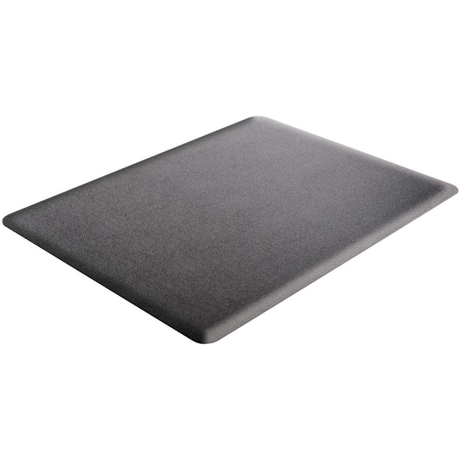 Deflecto Ergonomic Sit-Stand Chair Mat for Multi-surface - Workstation - 53" Length x 45" Width x 0.800" Depth - Rectangular - Foam - Black - 1Each. Picture 12