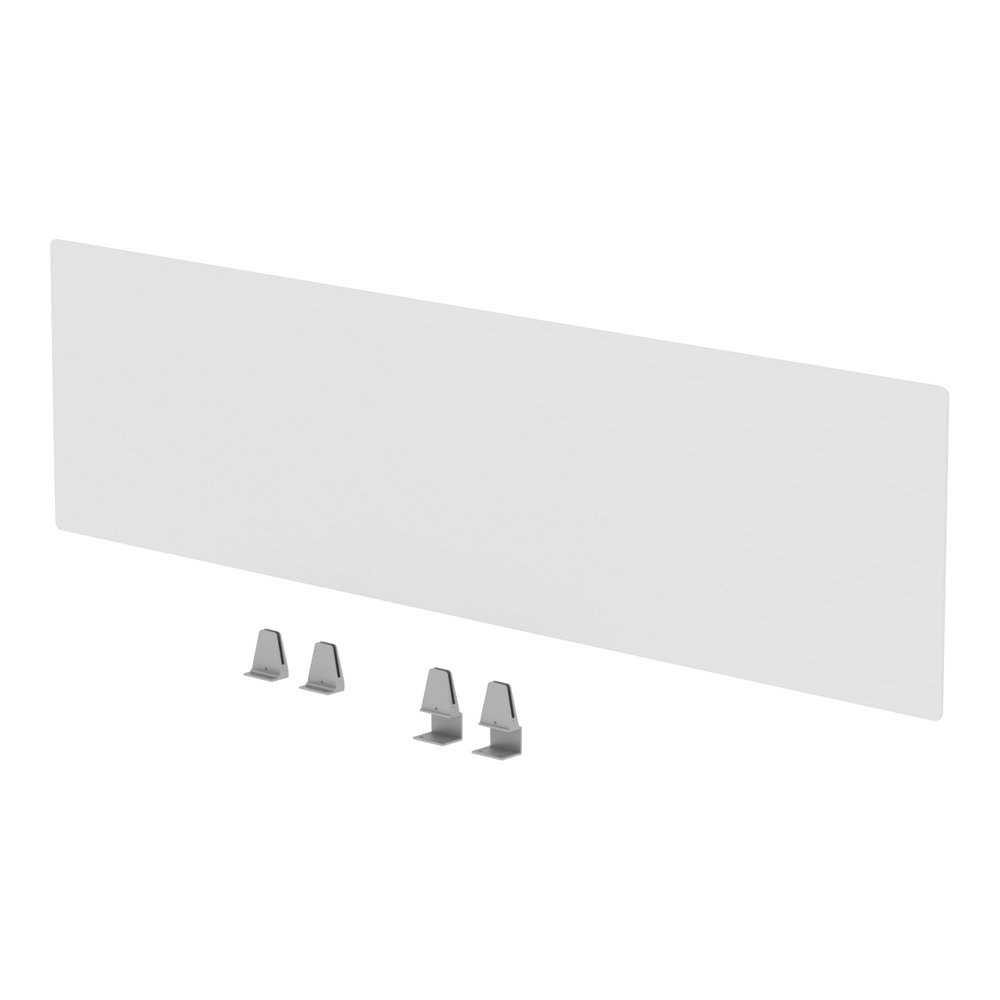 Lorell Relevance Series Modesty/Privacy Panel - 59" Width x 15.7" Height - Clear - 1 Each. Picture 4