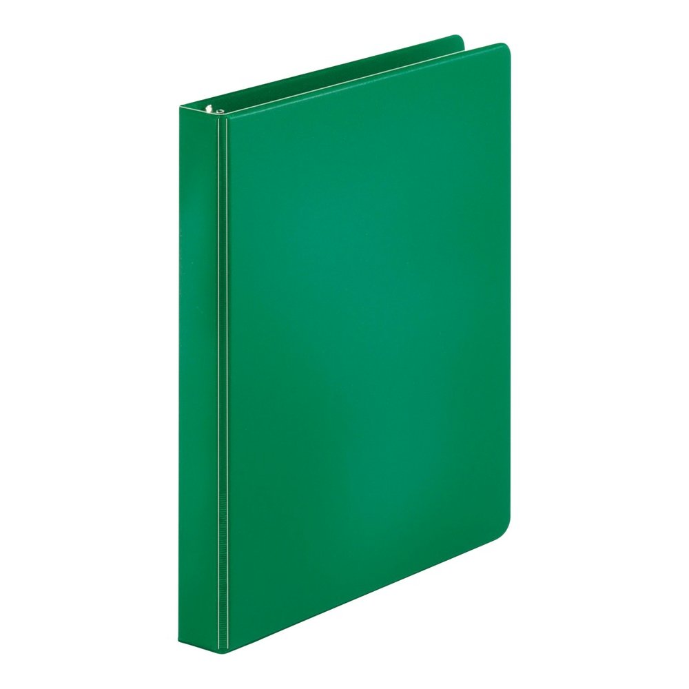 Business Source Basic Round Ring Binders - 1" Binder Capacity - Letter - 8 1/2" x 11" Sheet Size - 225 Sheet Capacity - 3 Ring - Fastener: Round Ring - Pocket: Inside Front & Back - Chipboard, Polypro. Picture 3