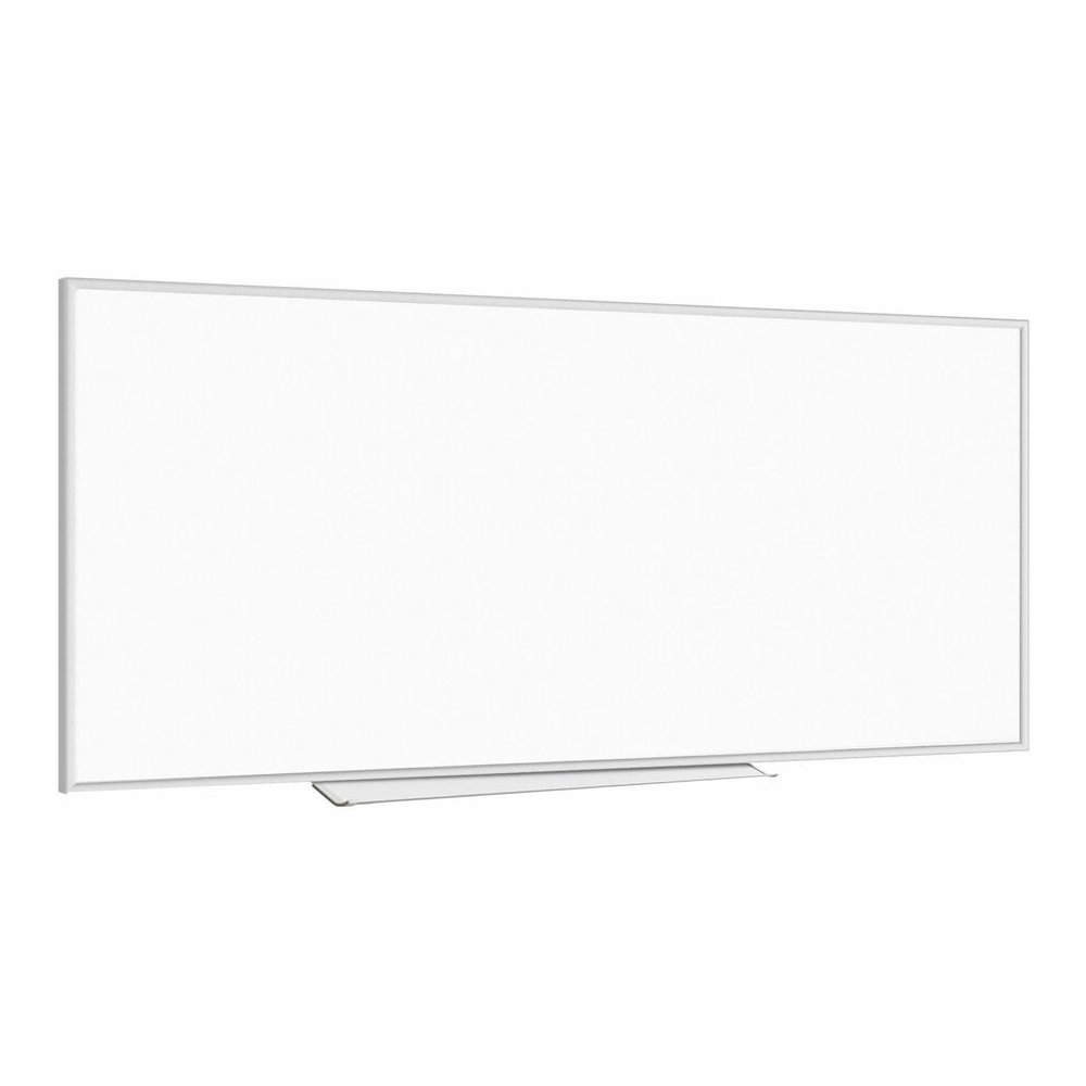 Lorell Dry-erase Board - 96" (8 ft) Width x 48" (4 ft) Height - White Styrene Surface - Silver Aluminum Frame - Rectangle - 1 Each. Picture 3