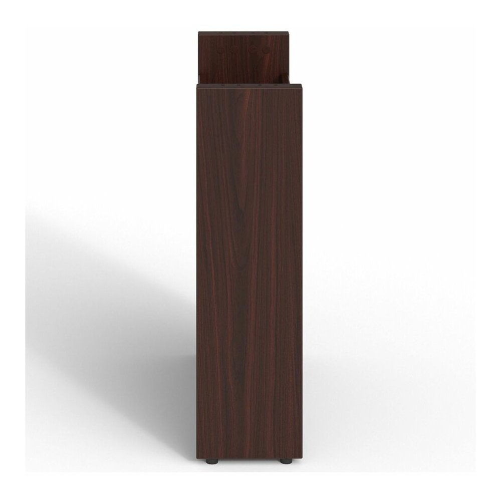 Lorell Prominence 2.0 Modular Table Base with Door - Mahogany Base - 28" Height x 24" Width x 8" Depth - Office - Assembly Required - Laminate Base Material - 1 Each. Picture 3
