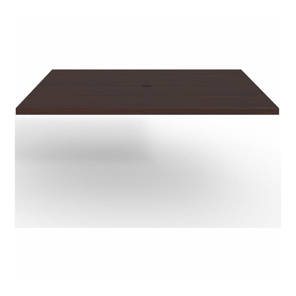 Lorell Prominence 2.0 Rectangular Conference Tabletop - Mahogany Rectangle, Laminated Top - 60" Table Top Width x 48" Table Top Depth x 1.50" Table Top Thickness - Conferencing, Office - Assembly Requ. Picture 5