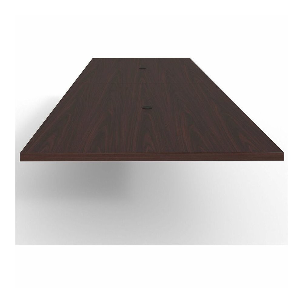Lorell Prominence 2.0 Rectangular Conference Tabletop - Mahogany Rectangle, Laminated Top - 72" Table Top Width x 48" Table Top Depth x 1.50" Table Top Thickness - Conferencing, Office - Assembly Requ. Picture 5