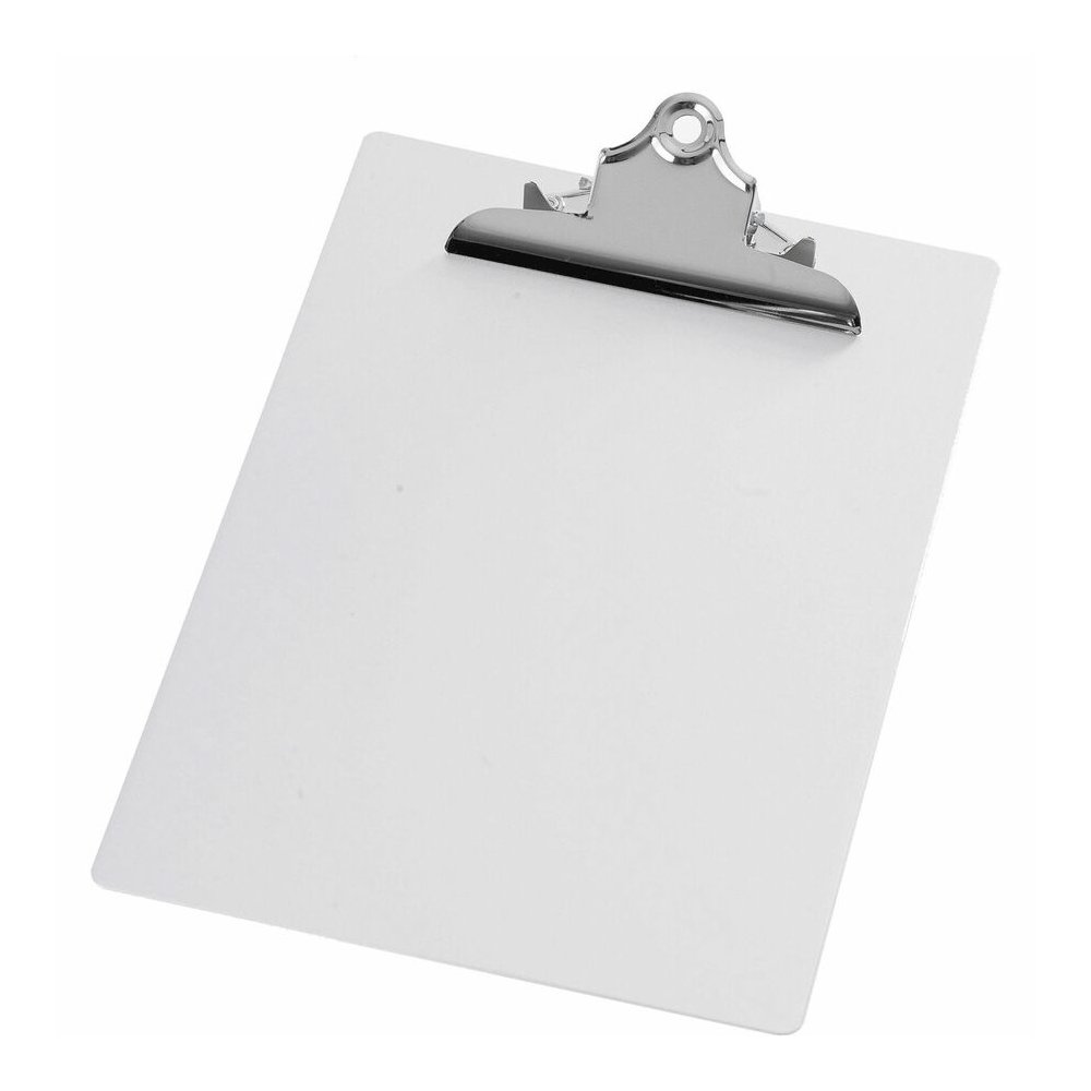 Business Source Aluminum Clipboard - 8 1/2" x 11" Sheet Size - Clamp - Aluminum - Silver - 1 Each. Picture 2