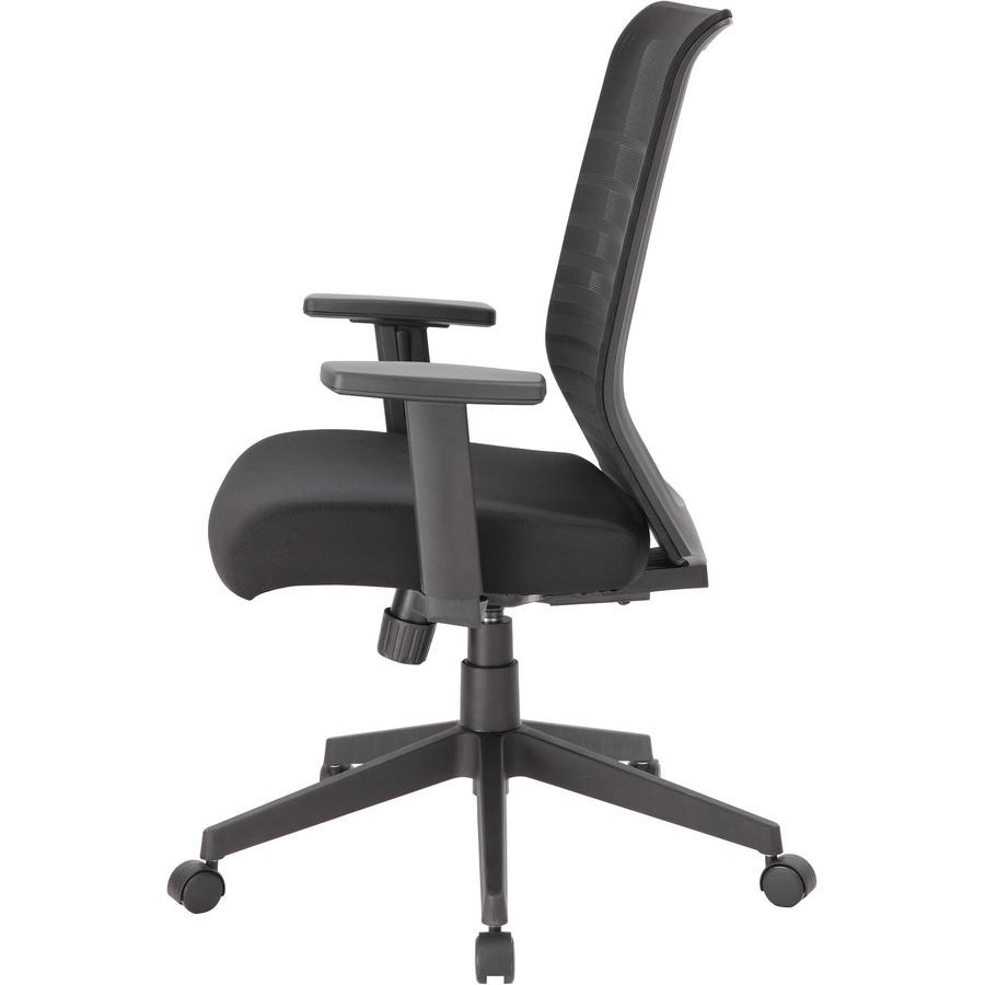 Boss Mesh Task Chair - Black Seat Color - Black Back Color - Mesh Back Material - Black Frame Color - 5-star Base - 1 Each. Picture 5