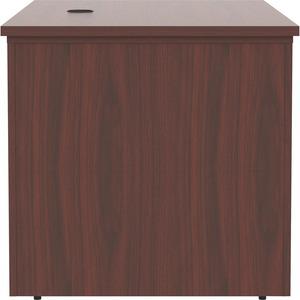 Lorell Essentials Series Sit-to-Stand Desk Shell - 0.1" Thickness Top, 49" Height x 60" Width x 29" Depth - Finish: Mahogany - Mahogany Laminate Table Top - 1 Each. Picture 7