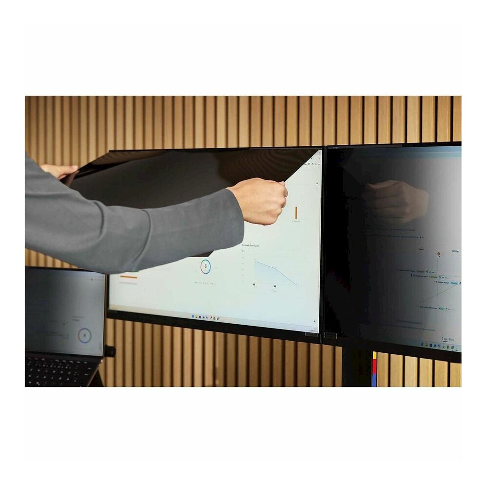 Kensington MagPro 27.0" Monitor Privacy Screen with Magnetic Strip Black - For 27" Widescreen LCD Monitor - 16:9 - Scratch Resistant, Damage Resistant - Anti-glare - 1 Each. Picture 5