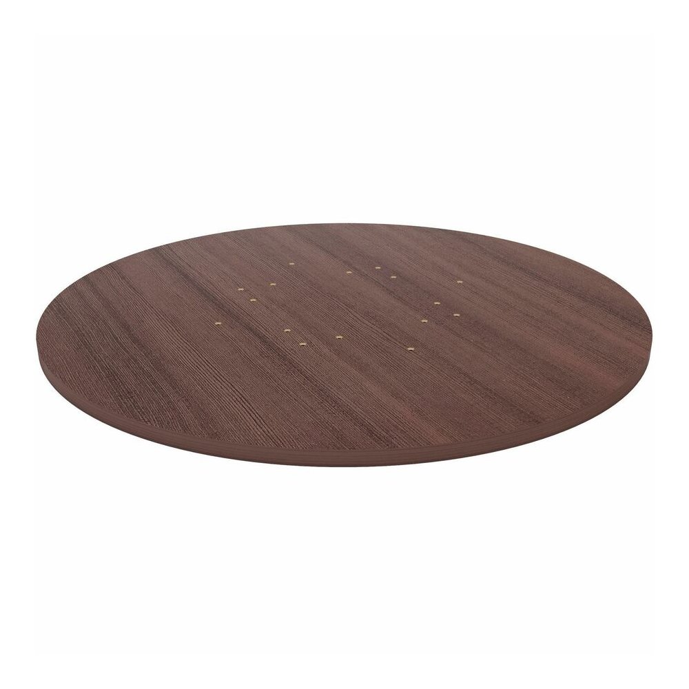 Lorell Essentials Conference Tabletop - Espresso Round Top - Contemporary Style - 1" Table Top Thickness x 42" Table Top Diameter - Assembly Required - 1 Each. Picture 4