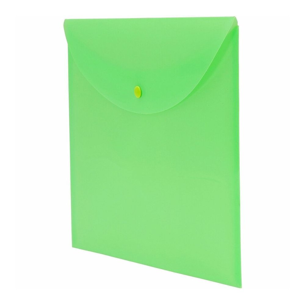 Smead Letter Filing Envelope - 8 1/2" x 11" - Green - 10 / Box. Picture 2