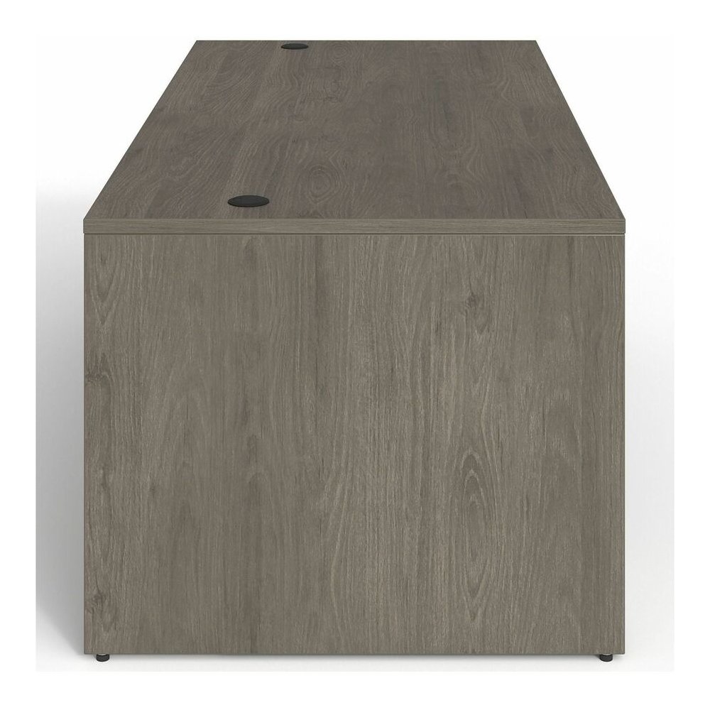 Lorell Prominence 2.0 Double-Pedestal Desk - Rectangle - 29" Height x 72" Width x 36" Depth, 1" Thickness Top - Total Drawer(s): 5 - Double Pedestal on Left/Right Side - Band Edge - Material: Particle. Picture 5