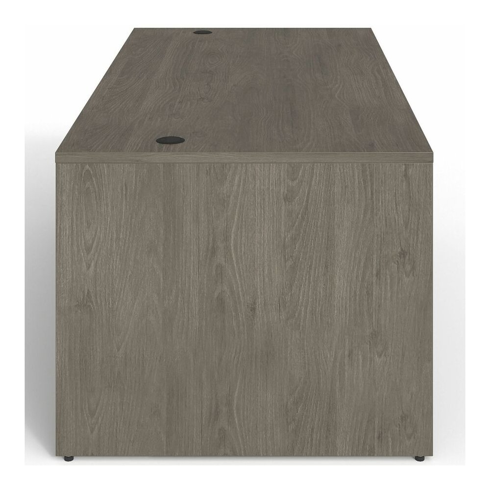 Lorell Prominence 2.0 Right-Pedestal Desk - Rectangle - 29" Height x 72" Width x 36" Depth, 1" Thickness Top - Total Drawer(s): 3 - Single Pedestal on Right Side - Band Edge - Material: Particleboard . Picture 6