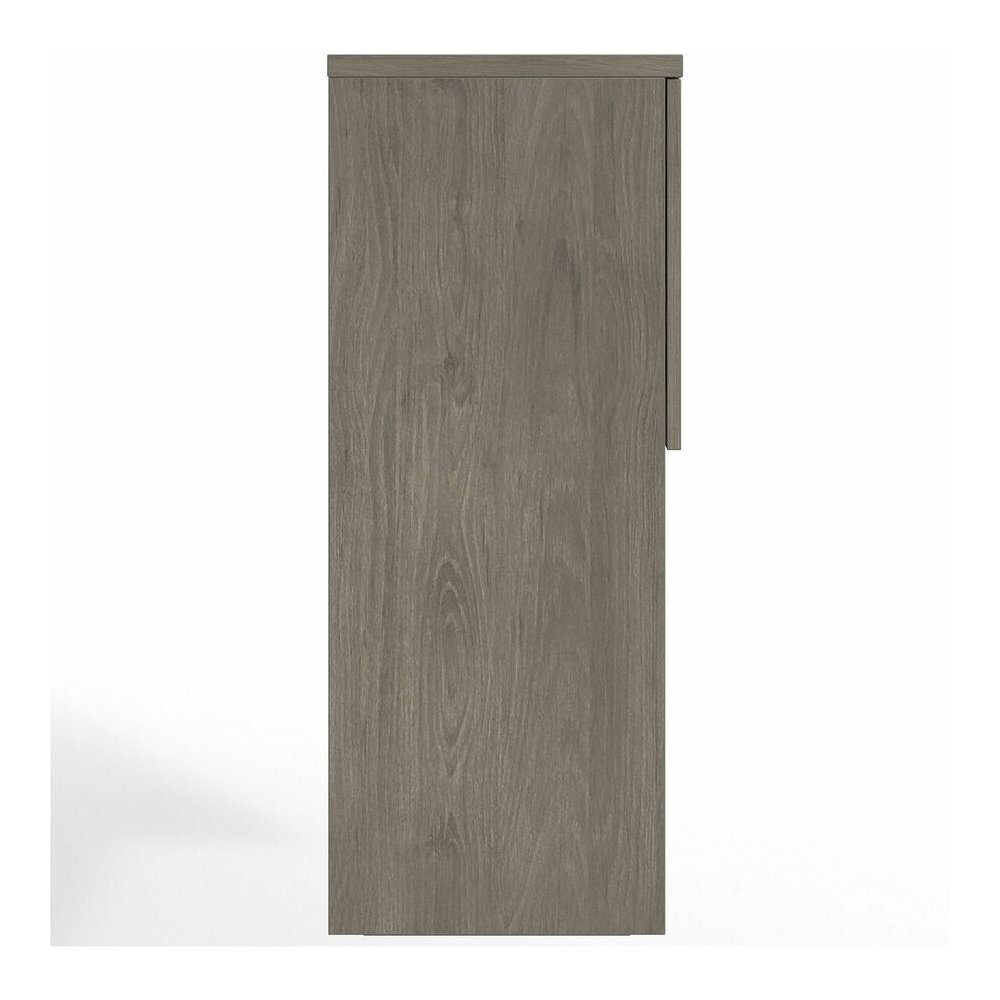 Lorell Prominence 2.0 Hutch - Rectangle - 39" Height x 72" Width x 16" Depth - 4 Door(s) - Material: Particleboard - Finish: Gray Elm, Thermofused Melamine (TFM), Laminate - Mar Resistant, Burn Resist. Picture 6