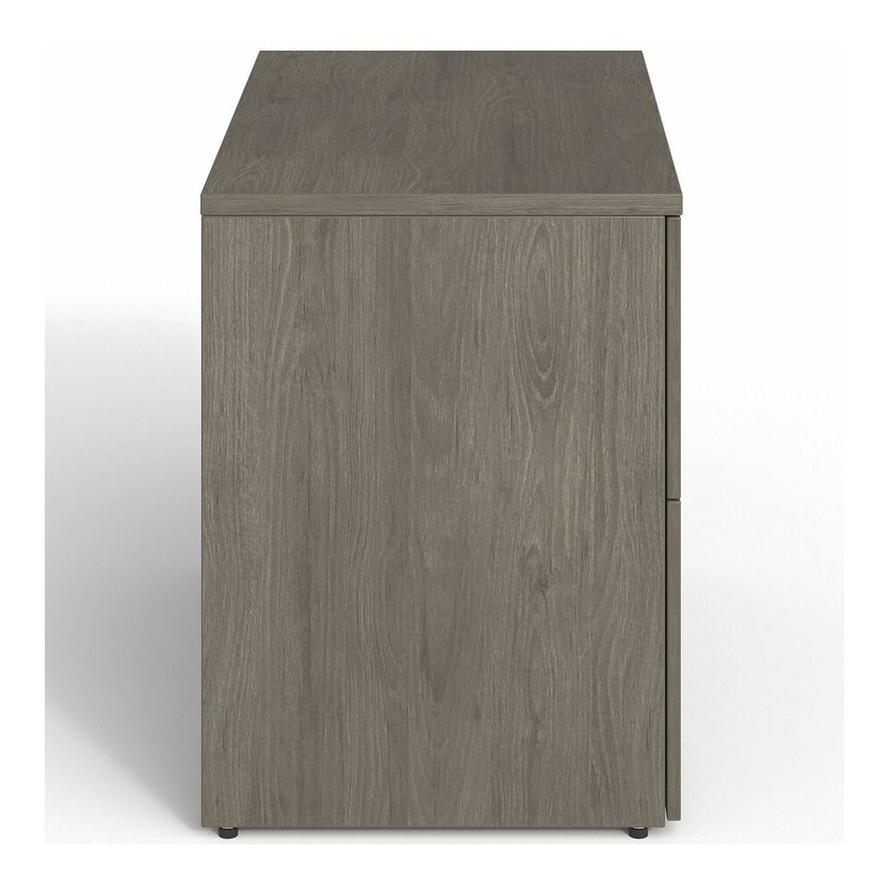 Lorell Prominence 2.0 Lateral File - Rectangle - 29" Height x 36" Width x 22" Depth, 1" Thickness Top, 0.1" Thickness Edge - Total Drawer(s): 2 - Band Edge - Material: Laminate - Finish: Gray Elm - Du. Picture 5