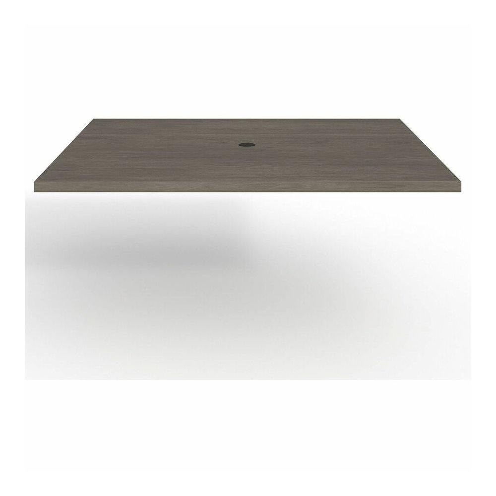 Lorell Prominence 2.0 Rectangular Conference Tabletop - Rectangle - 60" Width x 48" Depth, x 1.5" Thickness Top - Material: Particleboard - Finish: Gray Elm - Laminated, Durable, Mar Resistant, Burn R. Picture 3