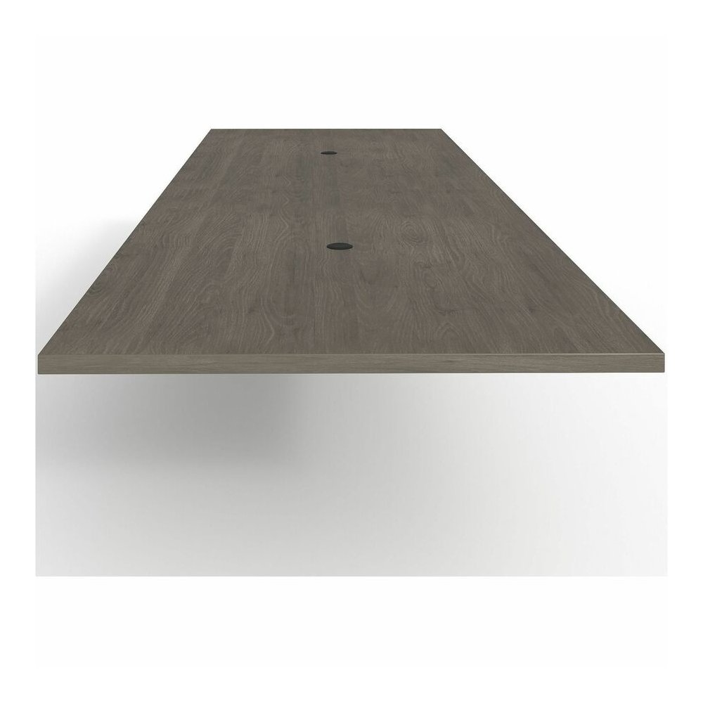 Lorell Prominence 2.0 Rectangular Conference Tabletop - Rectangle - 72" Width x 48" Depth, x 1.5" Thickness Top - Material: Particleboard - Finish: Gray Elm - Laminated, Durable, Mar Resistant, Burn R. Picture 5