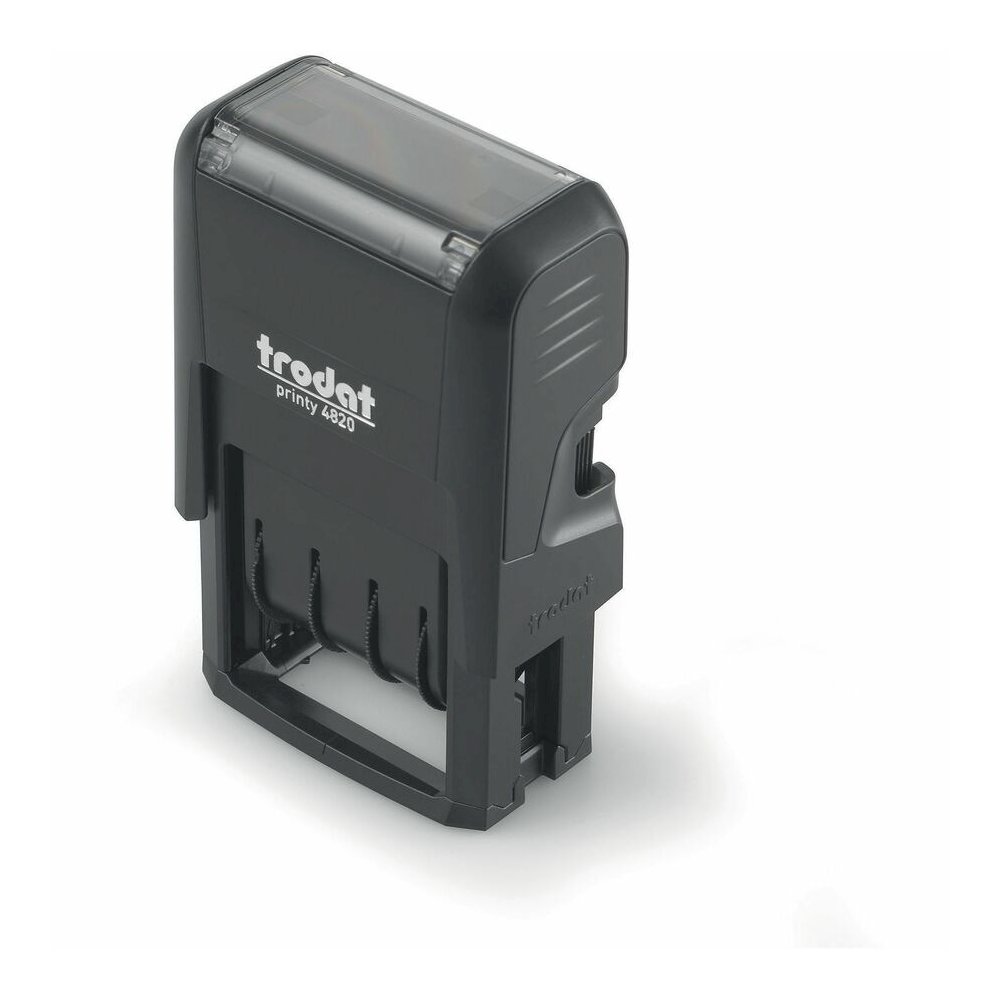 Trodat Date Only Stamp - Date Stamp - 0.38" Impression Width x 1.62" Impression Length - 10000 Impression(s) - Black - Recycled - 1 Each. Picture 8