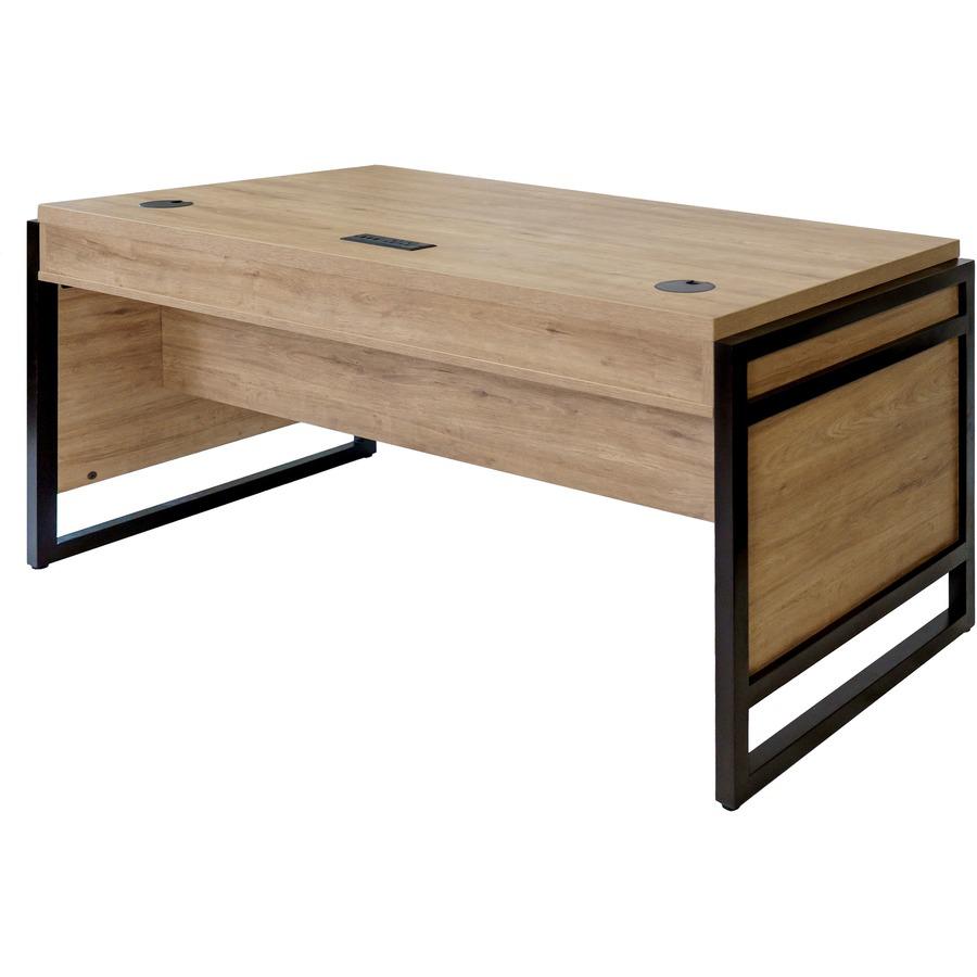 Mason Modern Wood Laminate Office Desk. Picture 4