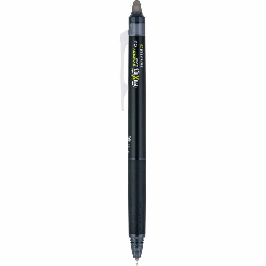 FriXion Erasable Gel Pens - Retractable - Erasable - Black Ink - Writing - 1 Dozen. Picture 3