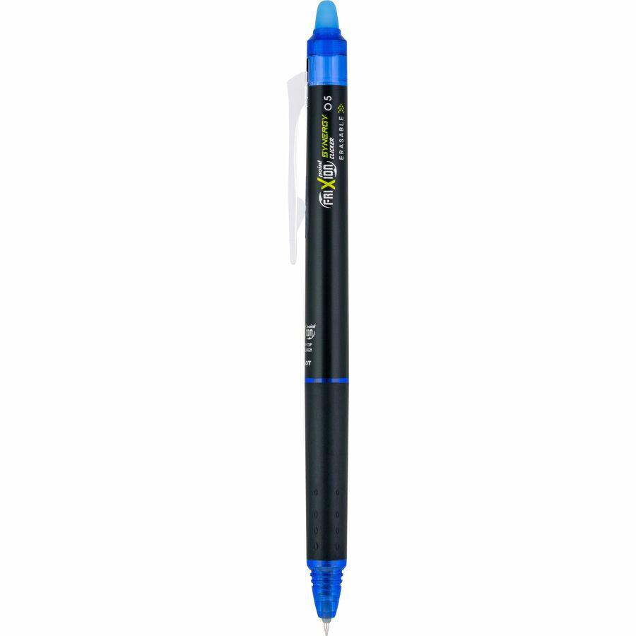 FriXion Erasable Gel Pens - Retractable - Erasable - Blue Ink - Writing, Document - 1 Dozen. Picture 3