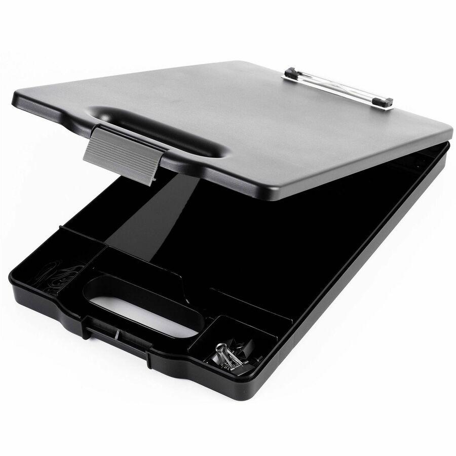 Business Source Storage Clipboard - Storage for 200 Sheet - Black - 1 Each. Picture 4