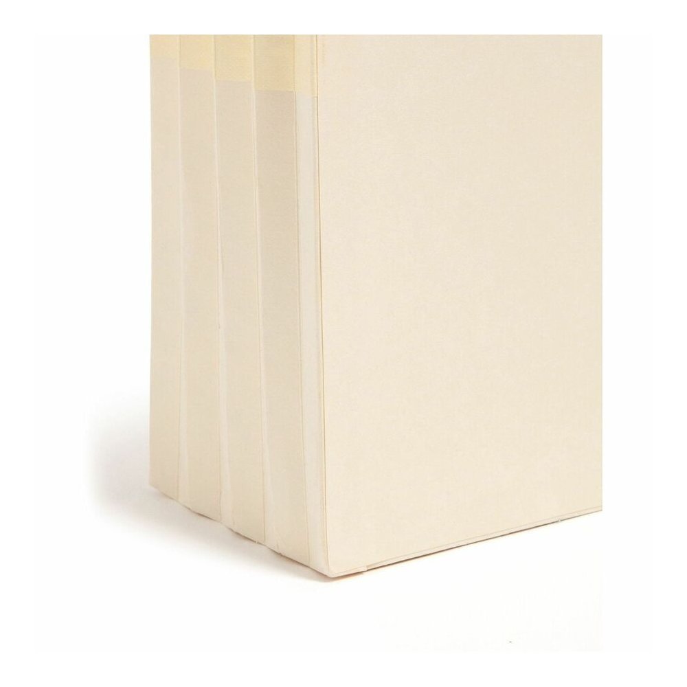 Smead Straight Tab Cut Legal Recycled File Pocket - 8 1/2" x 14" - 3 1/2" Expansion - 2 Plys - Manila - Tear Proof - 10% Recycled - 25 / Box. Picture 4