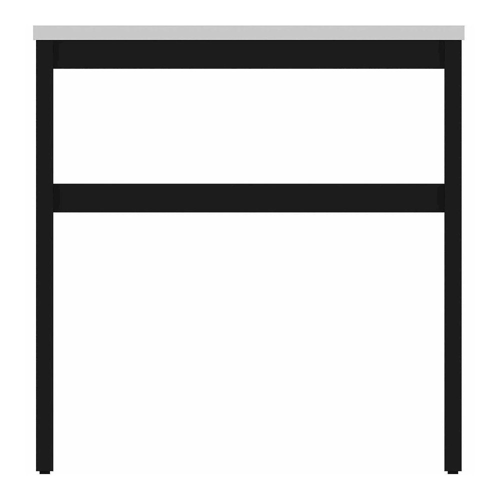 Lorell Table Base - Powder Coated H-shaped, Black Base - 28.50" Height x 71.60" Width x 29.10" Depth - Metal Base Material - 1 Each. Picture 5