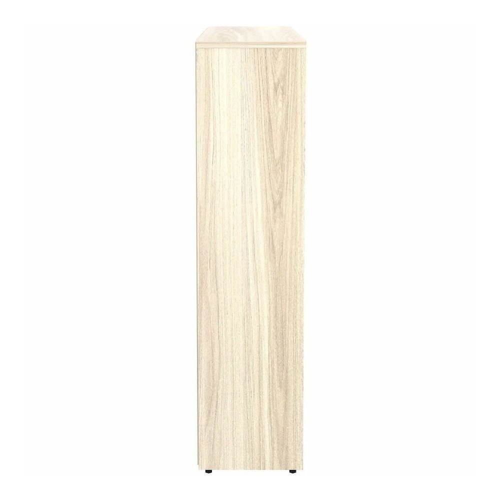 Lorell Sturdy 4-Shelf Bookcase - 4 x Shelf(ves) - Modern Elm - Assembly Required. Picture 5