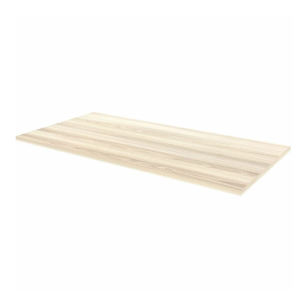 Lorell Multi-Purpose Tabletop - Laminated Rectangle Top - 30" Table Top Width x 60" Table Top Depth x 1" Table Top Thickness - 1" Height - Training, Multipurpose - Assembly Required - Modern Elm - Par. Picture 3