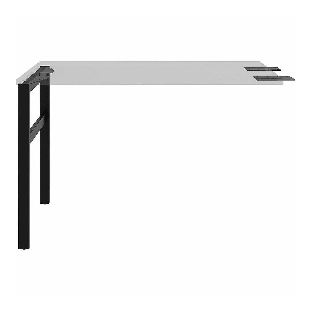 Lorell Adjustable Table Leg Bases & Returns - Assembly Required - Black - 1 / Each. Picture 6