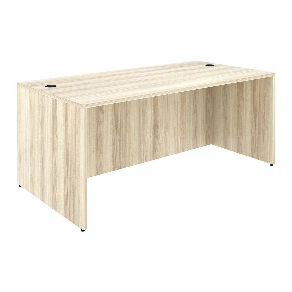 Lorell Essentials Retangular Desk Shell - 29.50" Height x 70.90" Width x 35.40" Depth - Assembly Required - Modern Elm - 1 Each. Picture 5