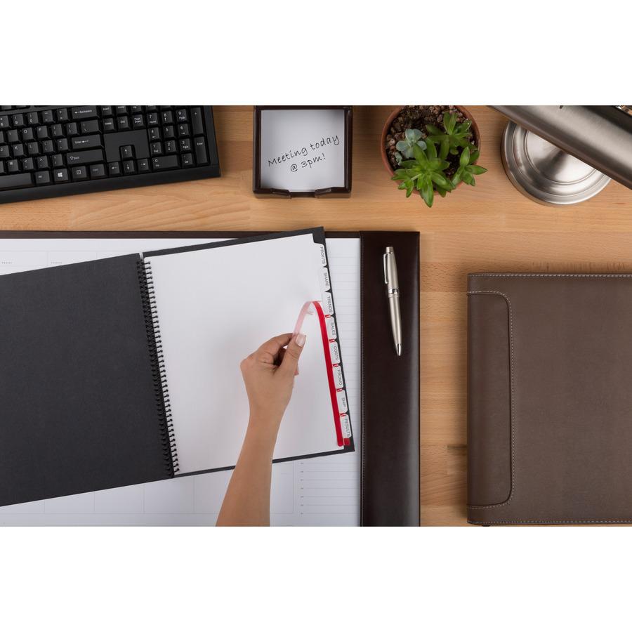 Avery&reg; Print & Apply Label Unpunched Dividers - Index Maker Easy Apply Label Strip - 40 x Divider(s) - 8 Blank Tab(s) - 8 Tab(s)/Set - 8.5" Divider Width x 11" Divider Length - Letter - White Pape. Picture 5