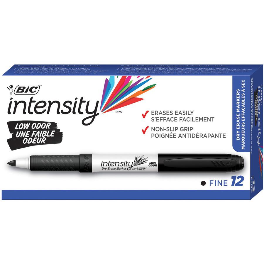 BIC Intensity Fine Point Whiteboard Marker - Fine Marker Point - Black - 1 Dozen. Picture 9