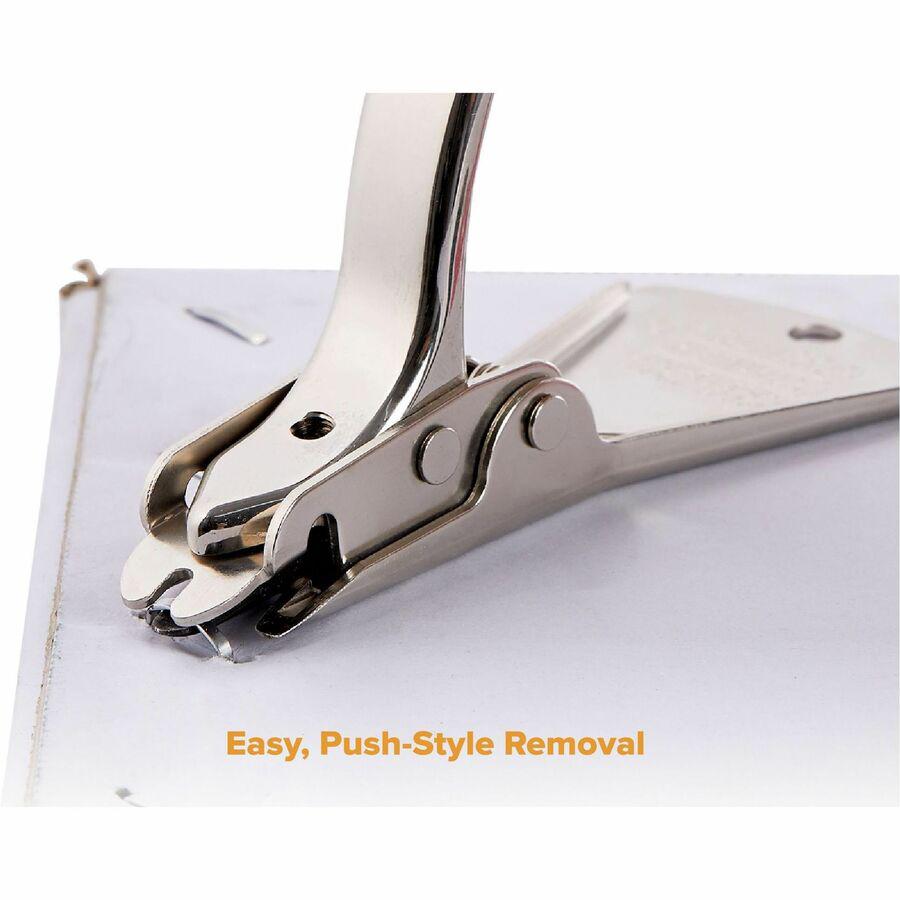 Bostitch Heavy Duty/Carton Staple Remover - Metal - Chrome - Staple Shield - 1 Each. Picture 5