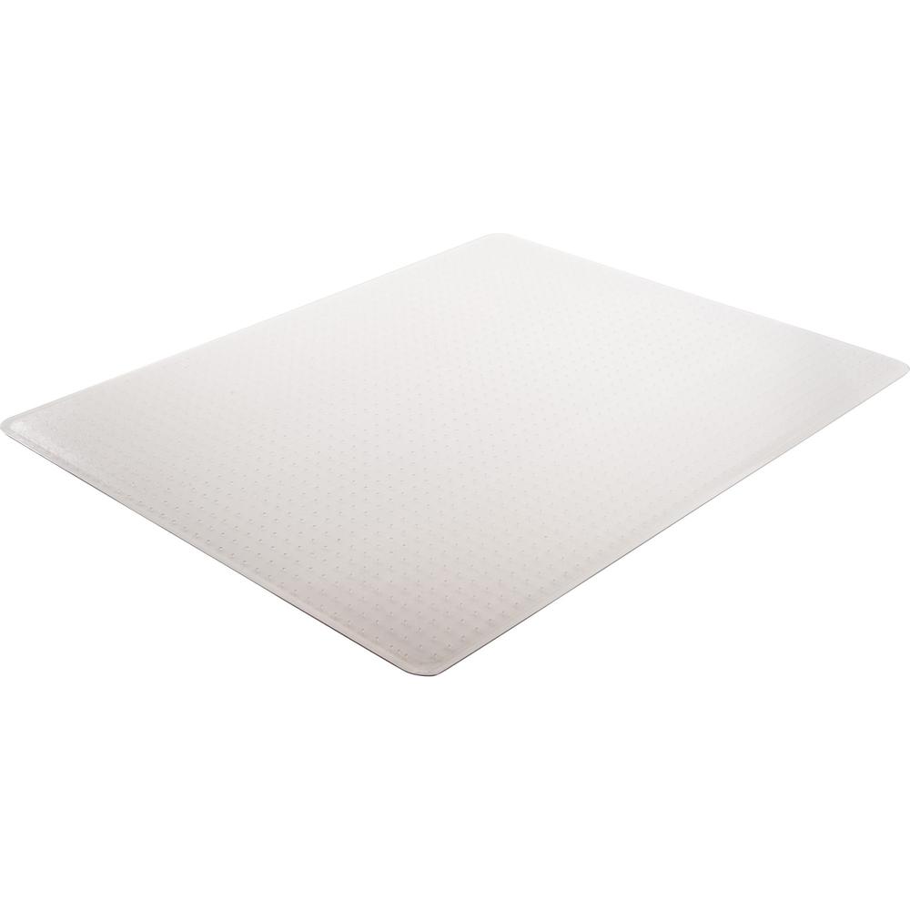 Deflecto ExecuMat for Carpet - Carpeted Floor - 60" Length x 46" Width x 0.333" Thickness - Vinyl - Clear - 1Each. Picture 1