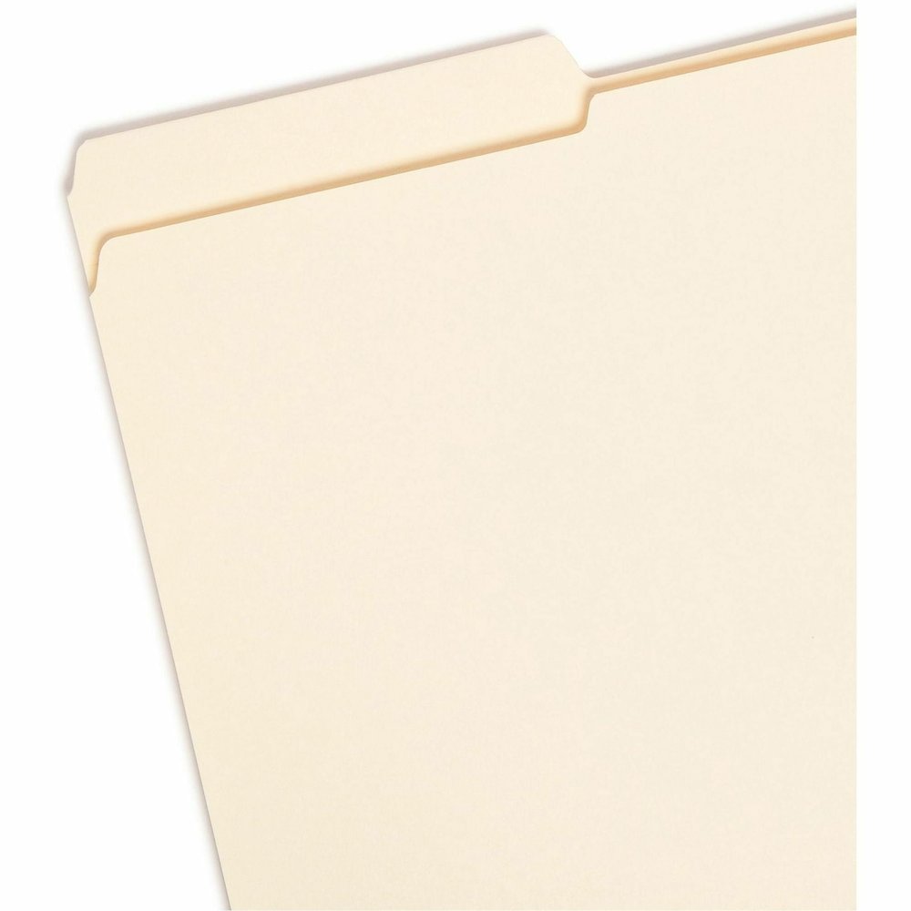 Smead 1/3 Tab Cut Legal Recycled Top Tab File Folder - 8 1/2" x 14" - 3/4" Expansion - Top Tab Location - Left Tab Position - 11 pt. - 2 Plys - Manila - Reinforced, Durable, Reinforced Tab, Rounded Co. Picture 5